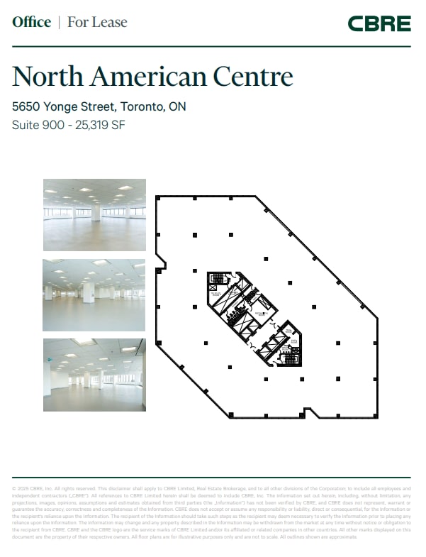 5650 Yonge St, Toronto, ON à louer Plan d’étage– Image 1 sur 1