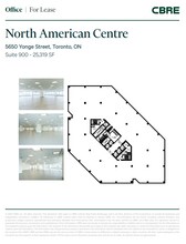 5650 Yonge St, Toronto, ON à louer Plan d’étage– Image 1 sur 1