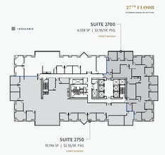 750 B St, San Diego, CA à louer Plan d’étage– Image 1 sur 1