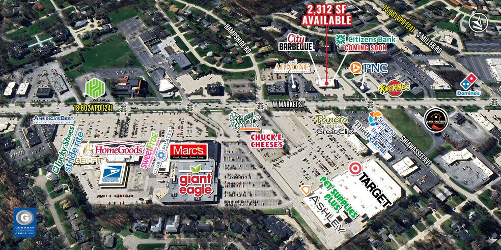 2858 W Market St, Fairlawn, OH à louer - Aérien – Image 2 sur 13