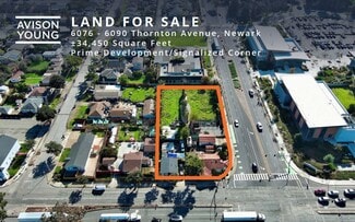 Plus de détails pour 6076 Thornton Ave, Newark, CA - Terrain à vendre