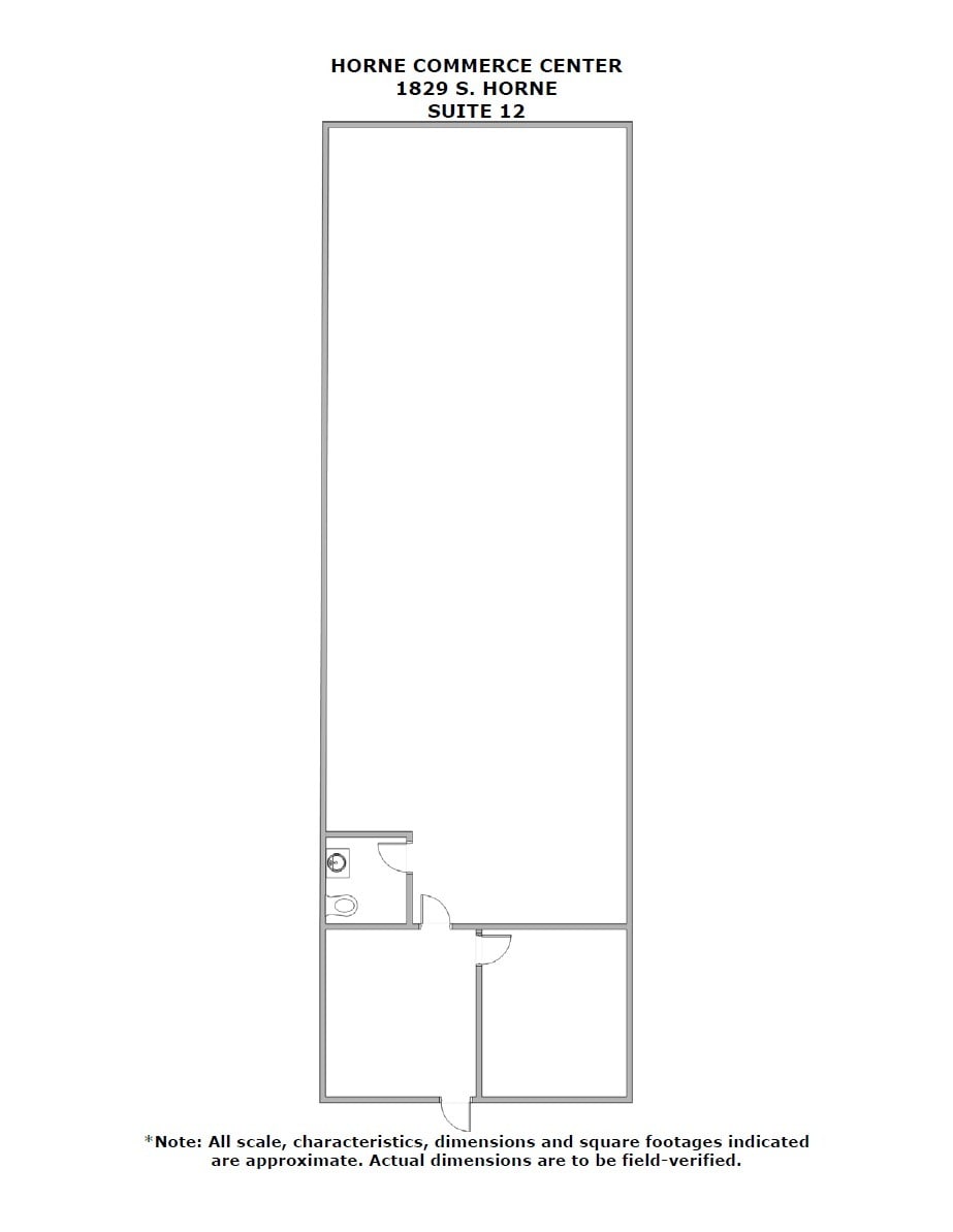 1817 S Horne, Mesa, AZ à louer Plan d’étage– Image 1 sur 1
