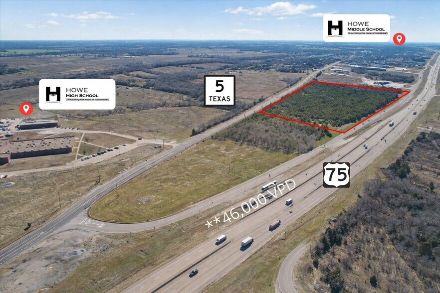 SEQ of I-75 & Ponderosa, Howe, TX à vendre - Photo de l’immeuble – Image 2 sur 9