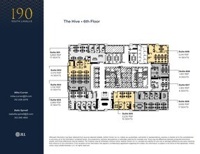 190 S La Salle St, Chicago, IL à louer Plan d’étage– Image 1 sur 1