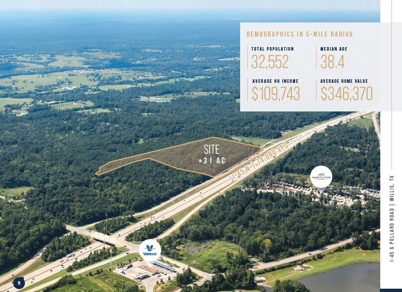 1002 Interstate 45, Willis, TX à vendre - Photo de l’immeuble – Image 2 sur 2