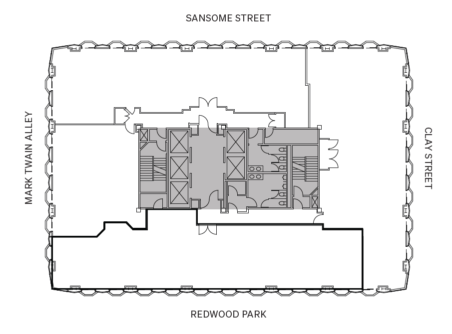 505 Sansome St, San Francisco, CA à louer Plan d’étage– Image 1 sur 2
