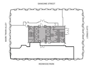 505 Sansome St, San Francisco, CA à louer Plan d’étage– Image 1 sur 2