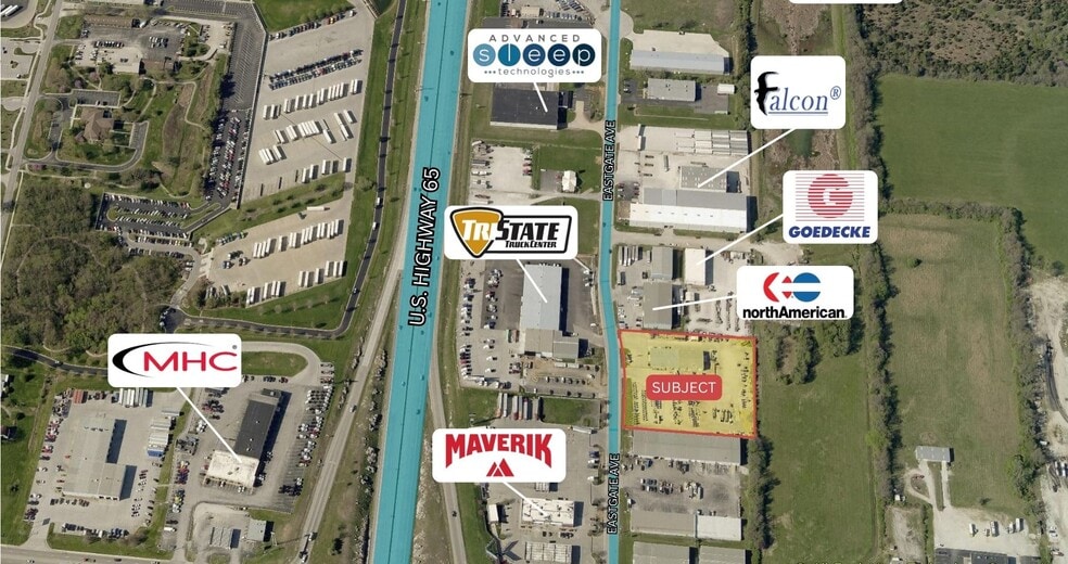 2520 N Eastgate Ave, Springfield, MO à louer - Aérien – Image 3 sur 14