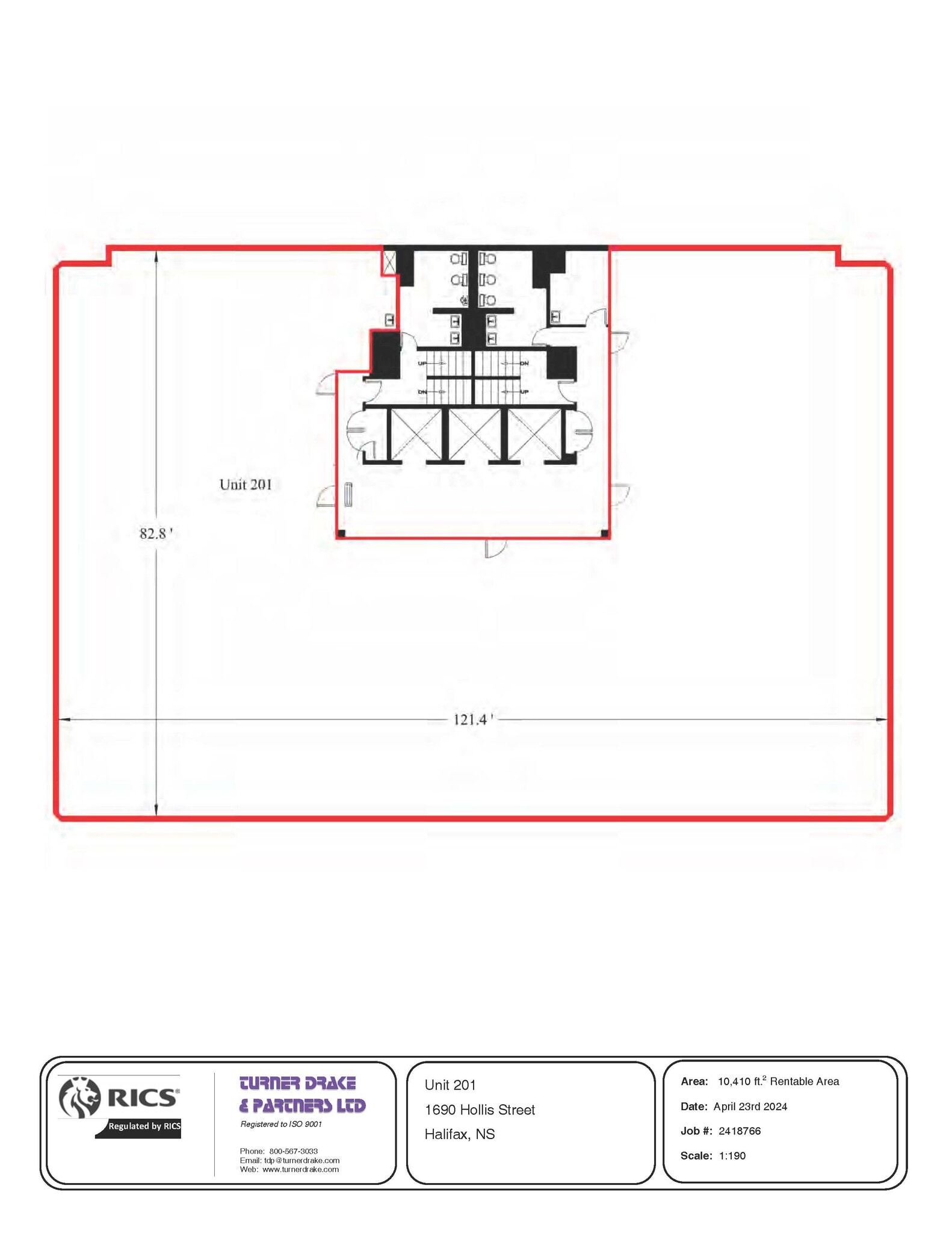 1690 Hollis St, Halifax, NS à louer Plan d’étage– Image 1 sur 1