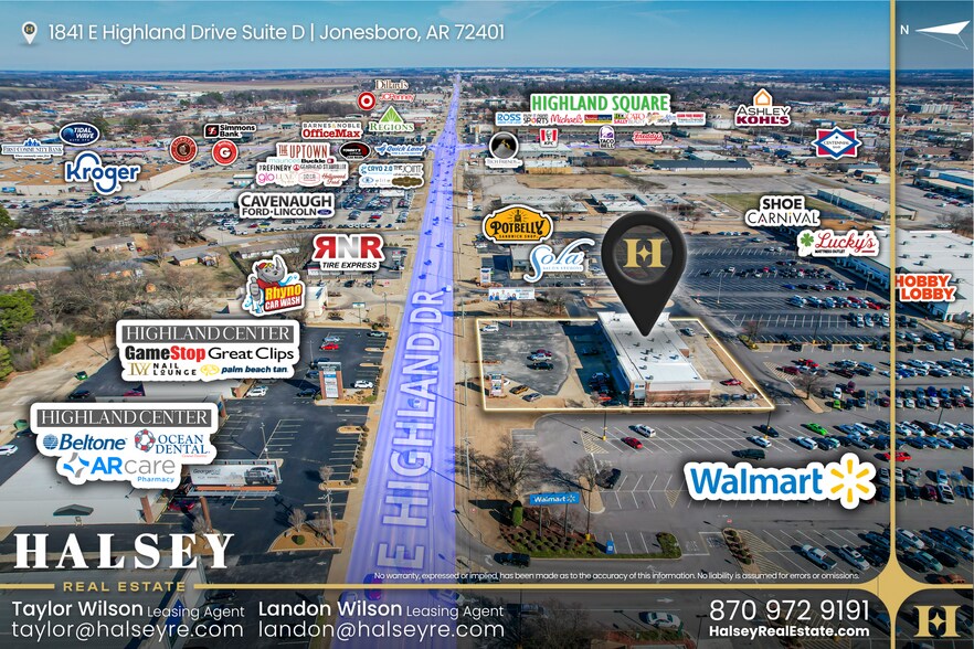 1841 E Highland Dr, Jonesboro, AR à louer - Photo de l’immeuble – Image 2 sur 2