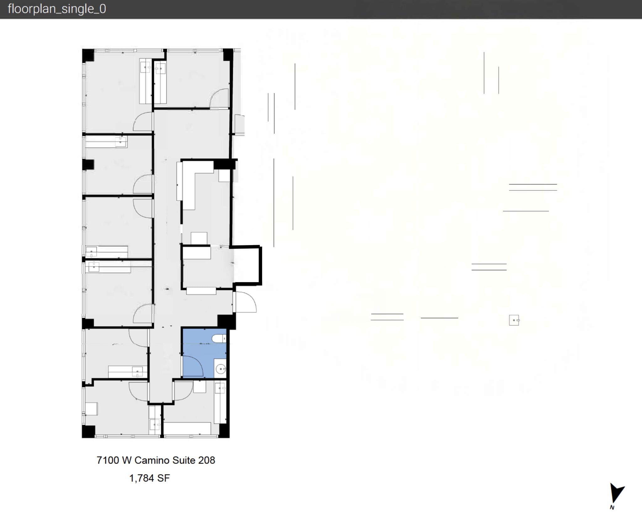 7100 W Camino Real, Boca Raton, FL à louer Plan de site– Image 1 sur 1