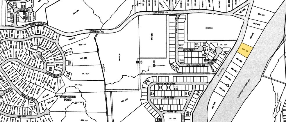 5145 Shiloh Rd, Cumming, GA à louer - Plan cadastral – Image 3 sur 16