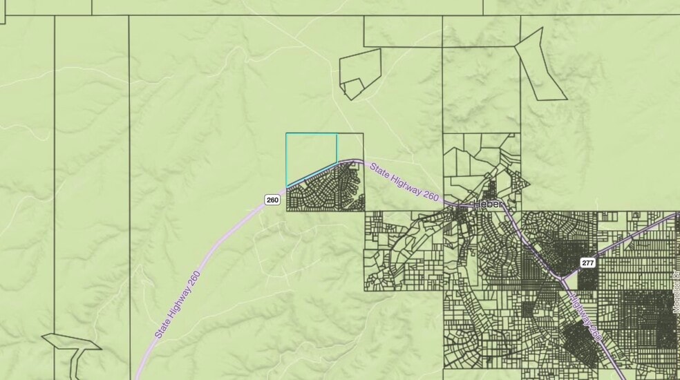 Cloud Nine Drive, Heber, AZ à vendre - Plan cadastral – Image 2 sur 3