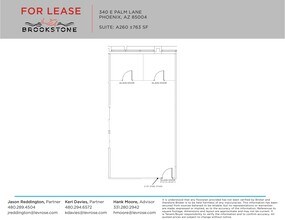 2025 N 3rd St, Phoenix, AZ à louer Plan de site– Image 1 sur 5