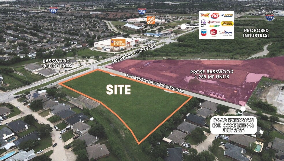 7401 N. Riverside Dr., Fort Worth, TX à vendre - Aérien – Image 1 sur 4