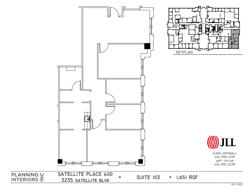 3095 Satellite Blvd, Duluth, GA à louer Plan d’étage– Image 1 sur 1