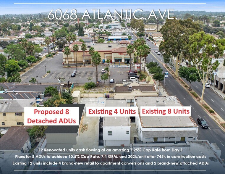 6060-6068 Atlantic Ave, Long Beach, CA à vendre - Photo de l’immeuble – Image 1 sur 18