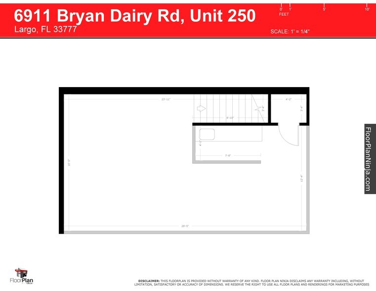 6911 Bryan Dairy Rd, Largo, FL à louer - Plan d’étage – Image 1 sur 8
