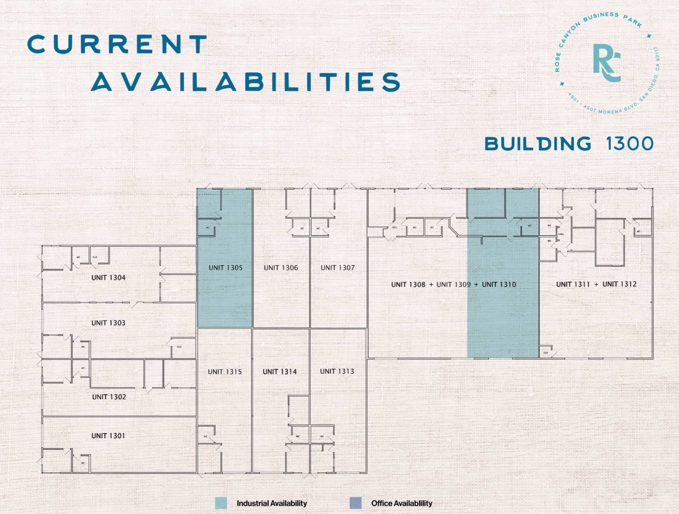 4901-4907 Morena Blvd, San Diego, CA à louer Plan d’étage– Image 1 sur 1