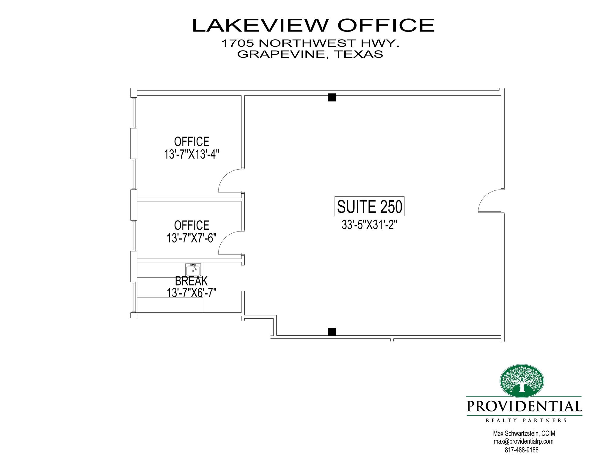 1705 W Northwest Hwy, Grapevine, TX à louer Plan de site– Image 1 sur 1