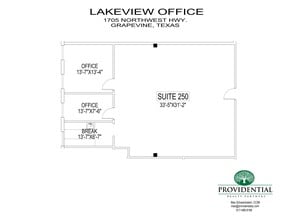 1705 W Northwest Hwy, Grapevine, TX à louer Plan de site– Image 1 sur 1