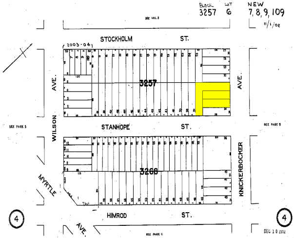 380 Knickerbocker Ave, Brooklyn, NY à vendre - Plan cadastral – Image 3 sur 3