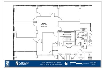 103 W Broad St, Falls Church, VA à louer Plan d’étage– Image 1 sur 1