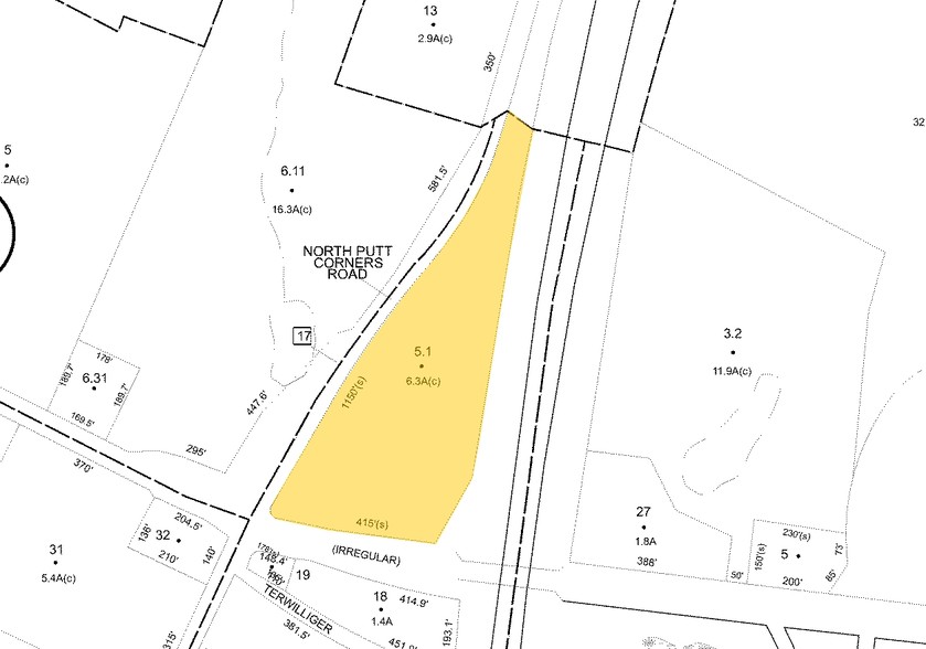 12 N Putt Corners Rd, New Paltz, NY à louer - Plan cadastral – Image 2 sur 6