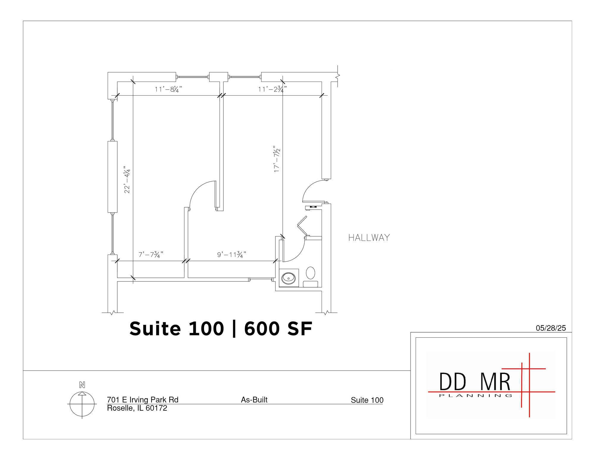 701 E Irving Park Rd, Roselle, IL à louer Plan d’étage– Image 1 sur 1