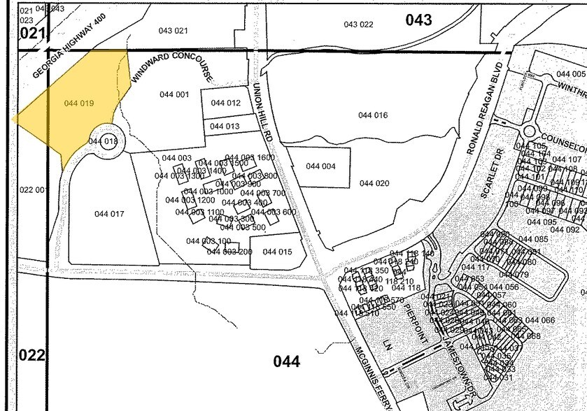 1725 Windward Concourse, Alpharetta, GA à louer - Plan cadastral – Image 2 sur 24