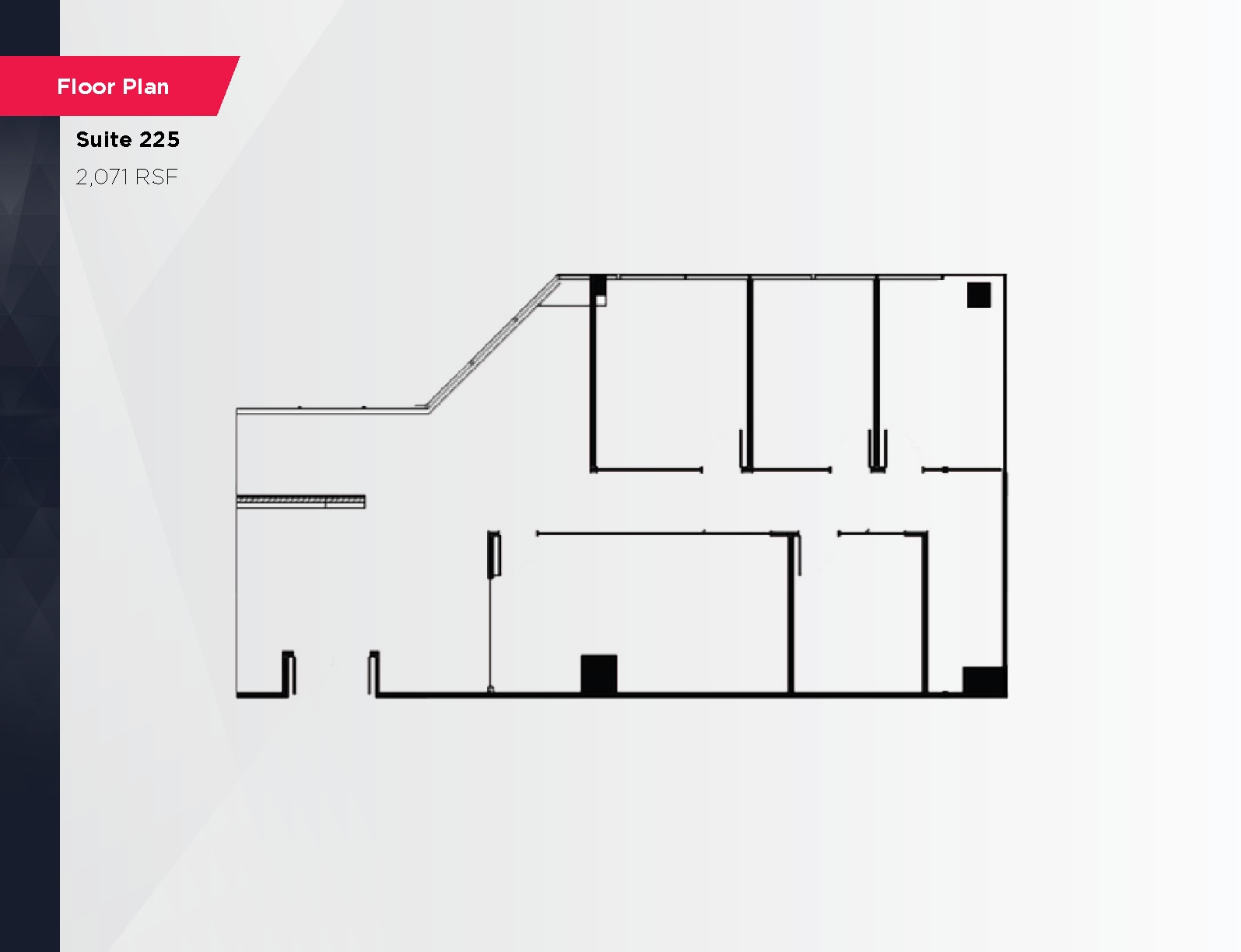 500 Ygnacio Valley Rd, Walnut Creek, CA à louer Plan d’étage– Image 1 sur 1