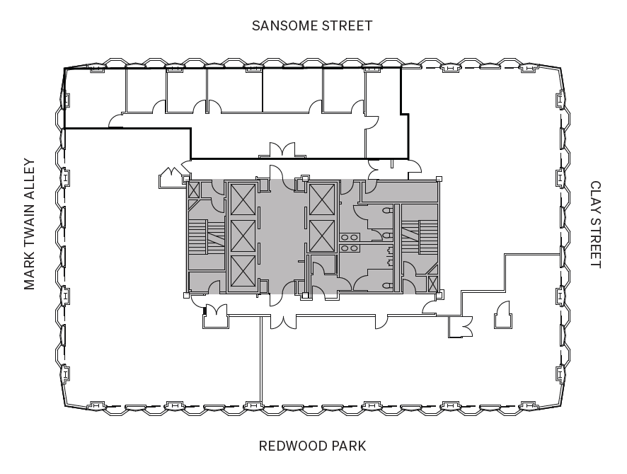 505 Sansome St, San Francisco, CA à louer Plan d’étage– Image 1 sur 1