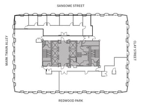 505 Sansome St, San Francisco, CA à louer Plan d’étage– Image 1 sur 1