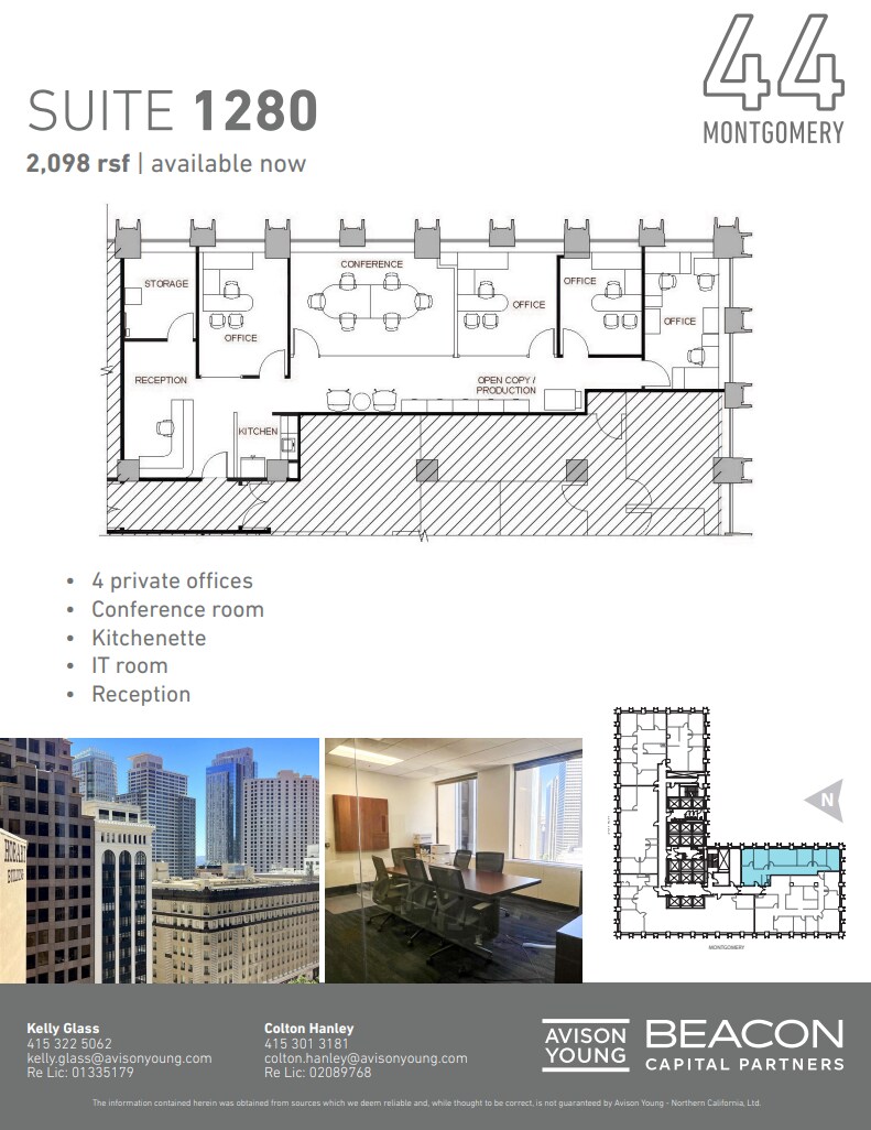 44 Montgomery St, San Francisco, CA à louer Plan d’étage– Image 1 sur 1