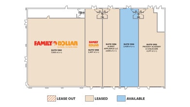 1300-1320 Hanover Ave, Allentown, PA à louer Plan d’étage– Image 1 sur 1