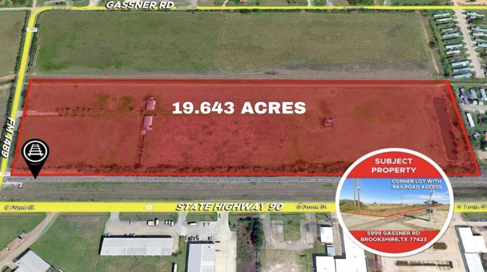 5999 Gassner, Brookshire, TX à vendre - Aérien – Image 2 sur 17