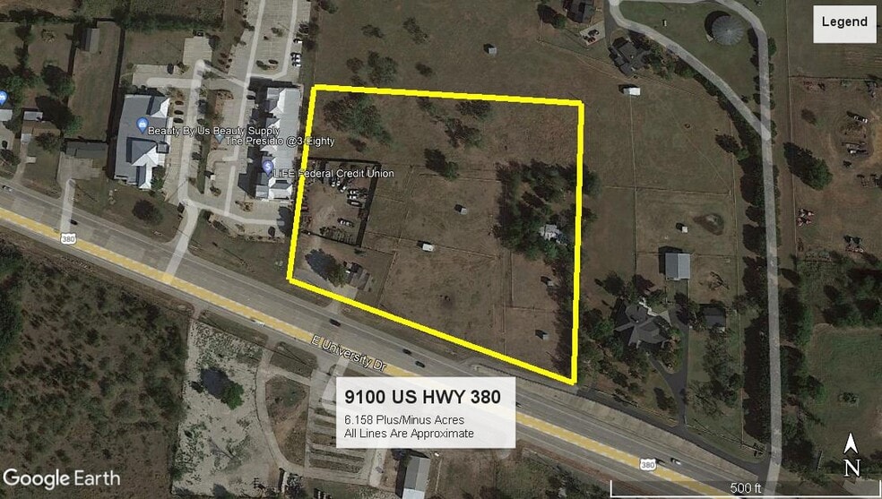 9100 US HWY 380, Cross Roads, TX à vendre - Aérien – Image 1 sur 6