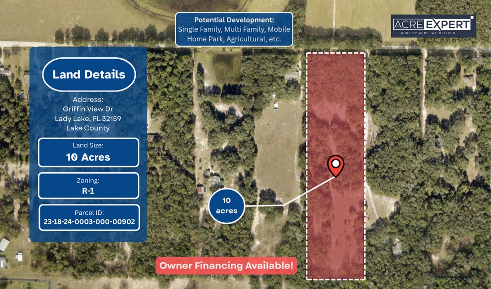 Griffin View Drive, Lady Lake, FL à vendre - Photo principale – Image 1 sur 1