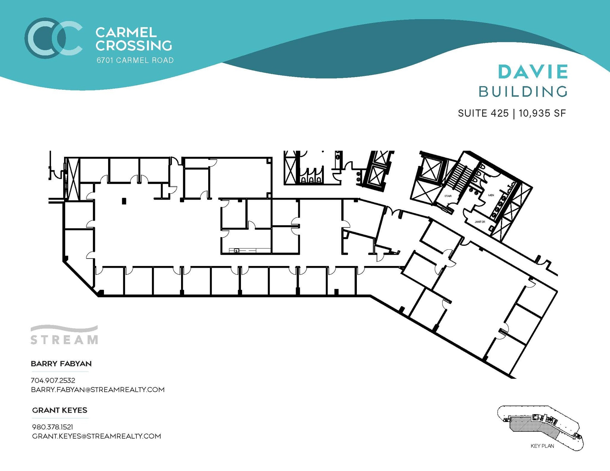 6701 Carmel Rd, Charlotte, NC à louer Plan d’étage– Image 1 sur 2