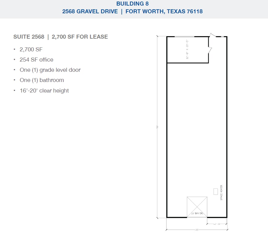 2501-2519 Gravel Dr, Fort Worth, TX à louer Photo de l’immeuble– Image 1 sur 1