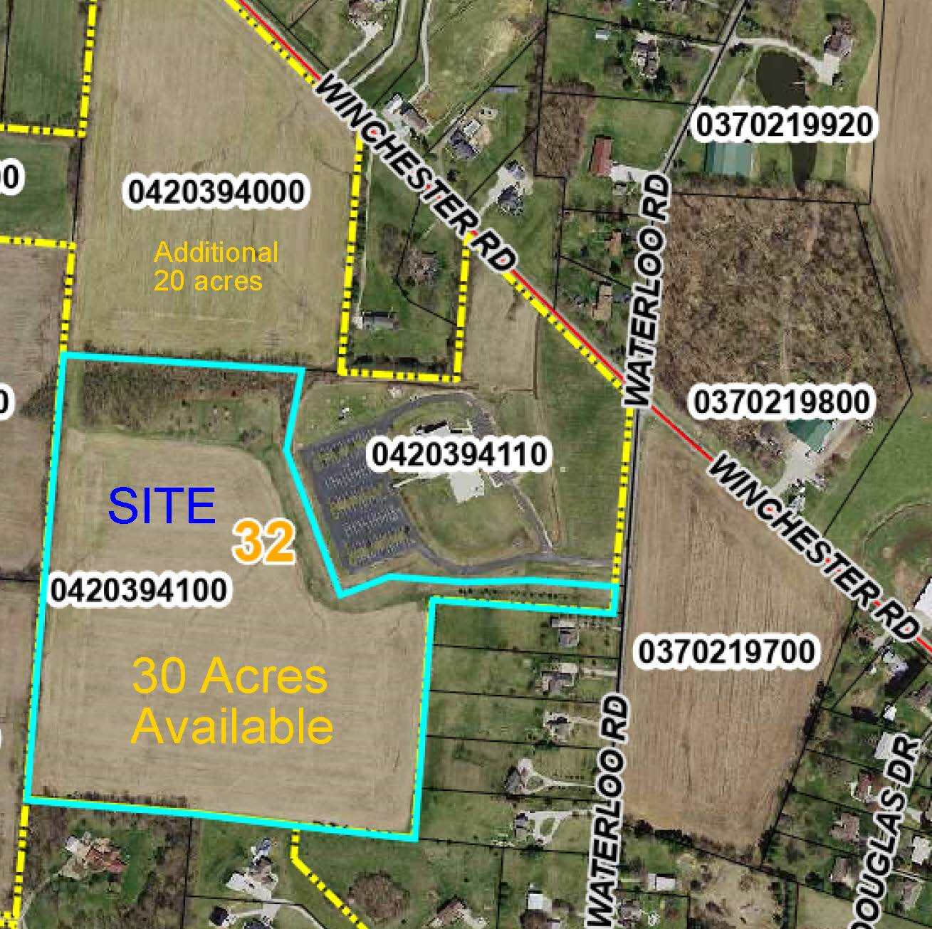 0 Waterloo Rd, Canal Winchester, OH à vendre Plan cadastral– Image 1 sur 3