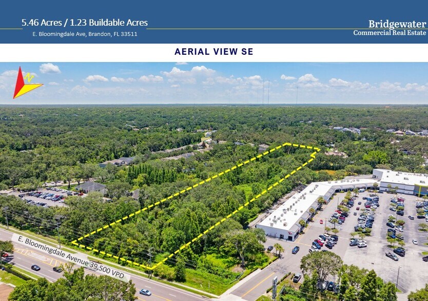 E Bloomingdale Ave, Brandon, FL à vendre - Aérien – Image 2 sur 7