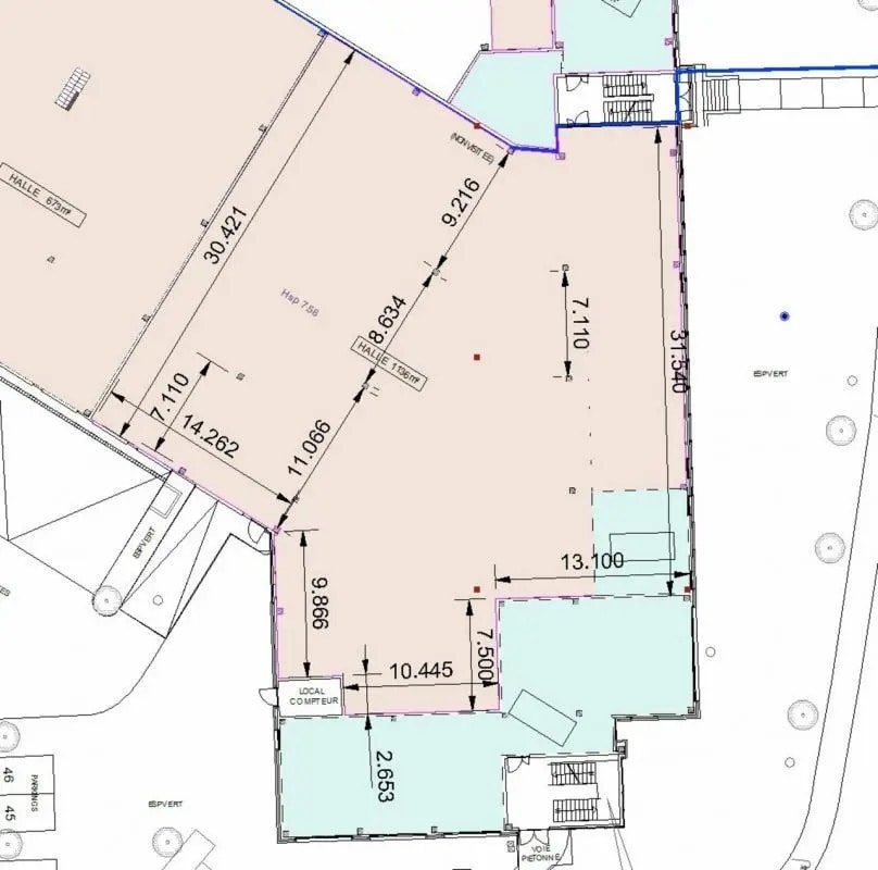 Industriel/Logistique dans Goussainville à louer Plan d’étage– Image 1 sur 2
