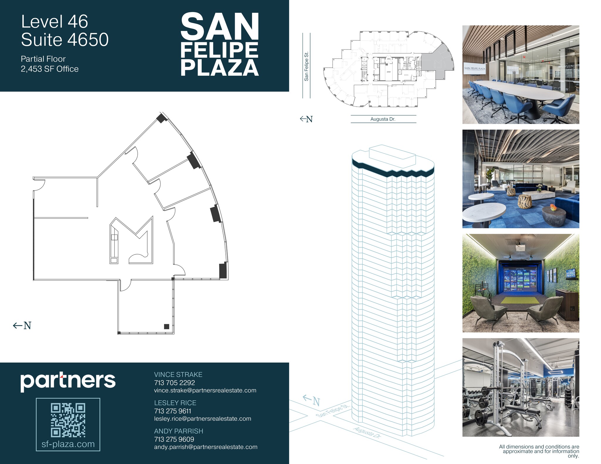 5847 San Felipe St, Houston, TX à louer Plan de site– Image 1 sur 2
