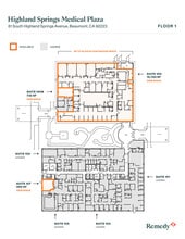 81 S Highland Springs Ave, Beaumont, CA à louer Plan d’étage– Image 1 sur 1