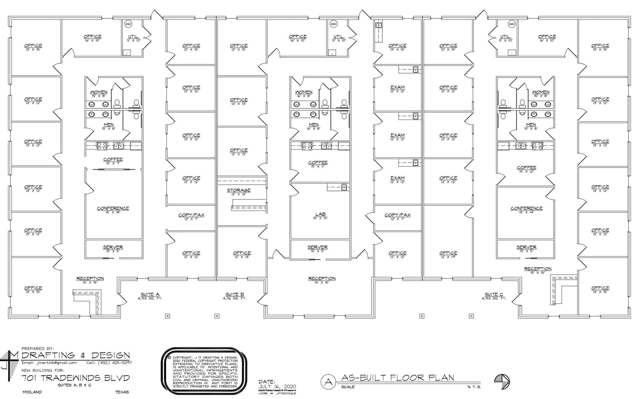 701-901 Tradewinds Blvd, Midland, TX à louer Photo intérieure– Image 1 sur 1