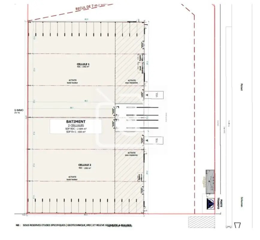 Industriel/Logistique dans Ozoir-la-Ferrière à louer Plan de site– Image 1 sur 6