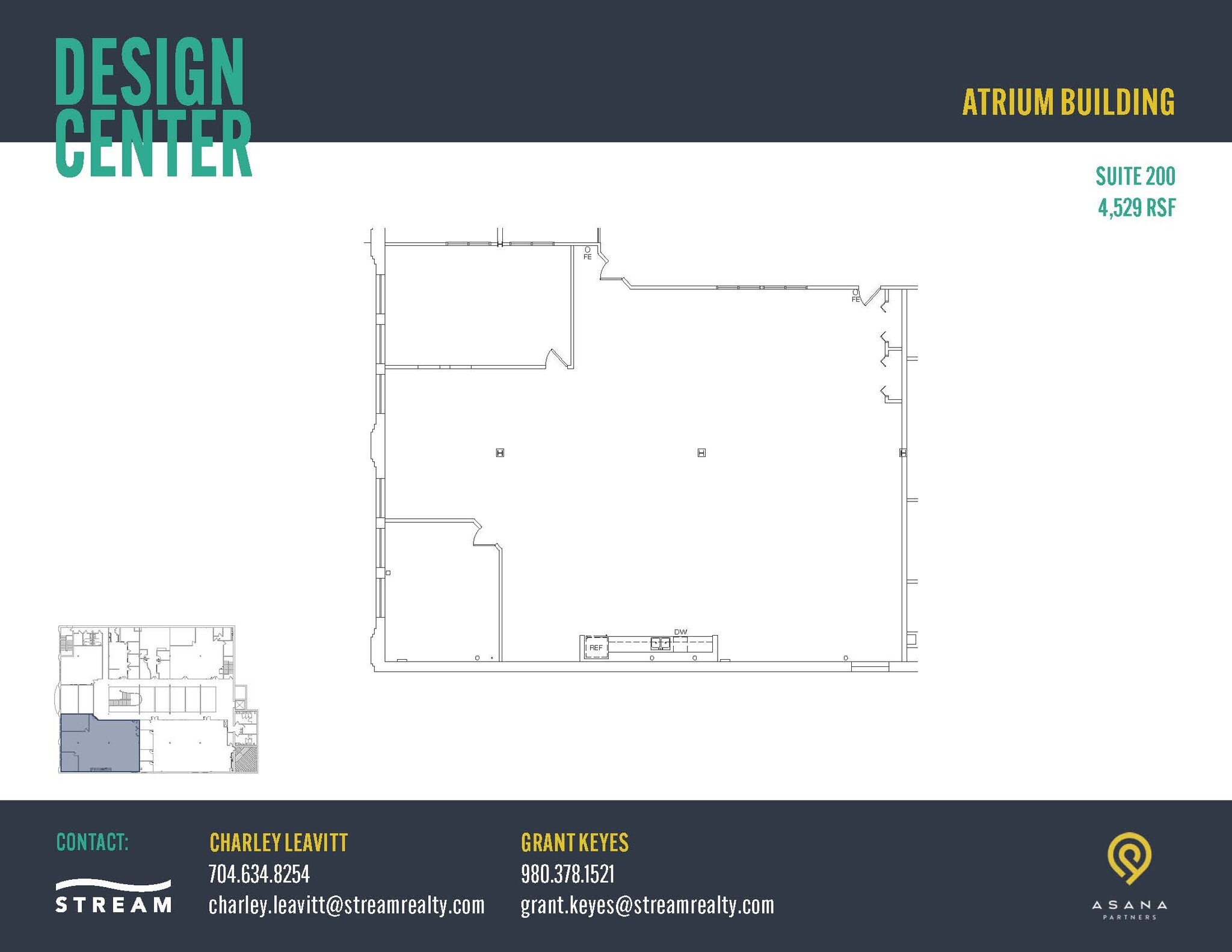 127 W Worthington Ave, Charlotte, NC à louer Plan d’étage– Image 1 sur 1