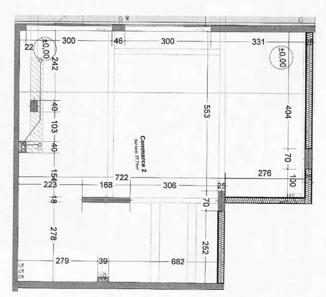 Bureau dans Biscarrosse à louer - Plan d’étage – Image 3 sur 3