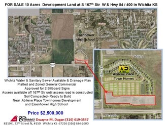 Plus de détails pour S 167th St & W Hwy 54, Goddard, KS - Terrain à vendre